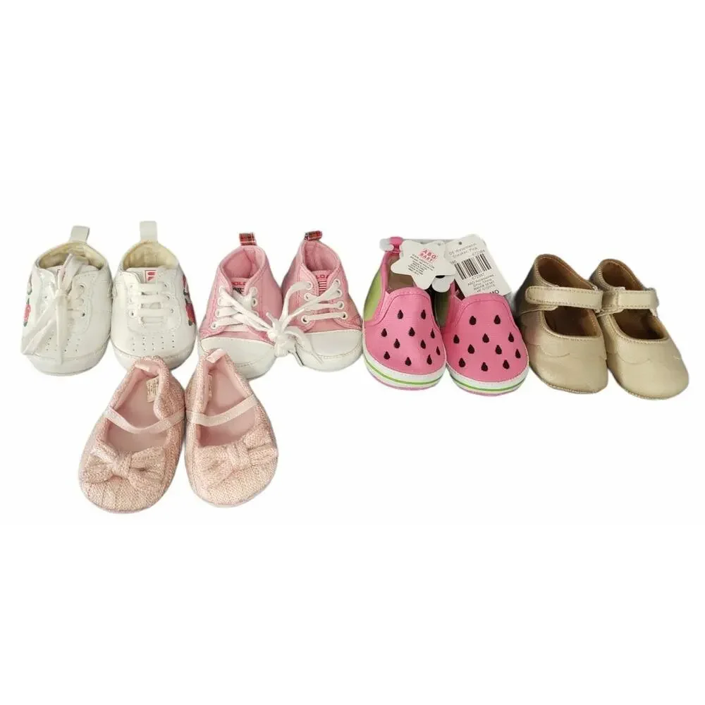 Baby Girl Slip On • Fila • Polo - Size 0 - 12 Month Variety of 5 Dress Shoes